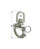 Ss Swivel Eye Snap Shackle 