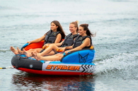 Striker 3-Person Inflatable Towable Water Toy With Pump And Rope