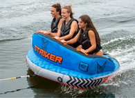 Striker 3-Person Inflatable Towable Water Toy With Pump And Rope