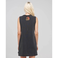 Bad To The Bone Women's Muscle Dress - Washed Black