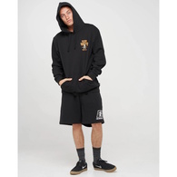 Caught Fk Skull Hooded Pullover - Black