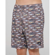 Pro Hueys 18" Swim Volley Short - Taupe