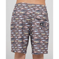 Pro Hueys 18" Swim Volley Short - Taupe