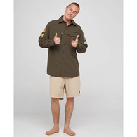Pro Hueys Upf 50+ Fishing Shirt - Olive