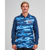 Send It Upf 50+ Fishing Jersey - Navy
