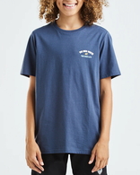 The Good Life Youth Boys Short Sleeve Tee Shirt - Petrol Blue