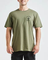 Ahoy Fkr Short Sleeve Tee Shirt - Dusty Green