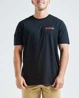 Captain Wheel Short Sleeve Tee Shirt - Black