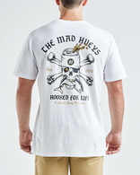 Hooked For Life Short Sleeve Tee Shirt - White