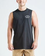 Hooked For Life Short Sleeve Muscle Tee Shirt - Black