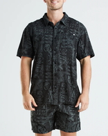 Drink Quick II Woven Short Sleeve Tee Shirt - Vintage Black