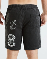 Hooked For Life Chino Volley Short - Black