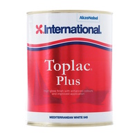 Toplac Plus Silicone Enamel - Meditterean White - 1L