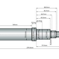 Trailer Stub Axle For 3000Kg Non Braked Hub Set
