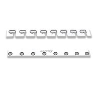 Wall and Ceiling Mounted Rod Rack - 8 Rod