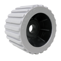Trailer Wobble Roller Wheel 110mm / Bore 20mm - Grey