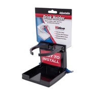 Adjustable Folding Drink Holder - Black