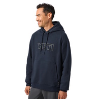 Logo Built For The Wild Fleece Hoodie Navy 