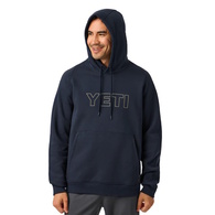 Logo Built For The Wild Fleece Hoodie Navy 