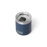 Rambler 10 Oz Stackable Lowball Ceramic Lined With Magslider Lid - Navy 