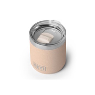 Rambler 10 Oz Stackable Lowball Ceramic Lined With Magslider Lid - Tahini 