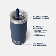 Rambler R10 Jr Tumbler W/Straw Big Sky Summer Camp
