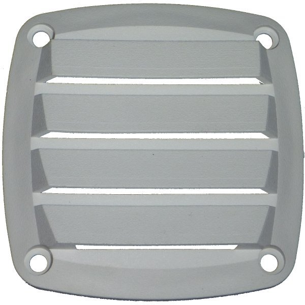 White Louvred Abs Blower Vent- 86 X 86Mm