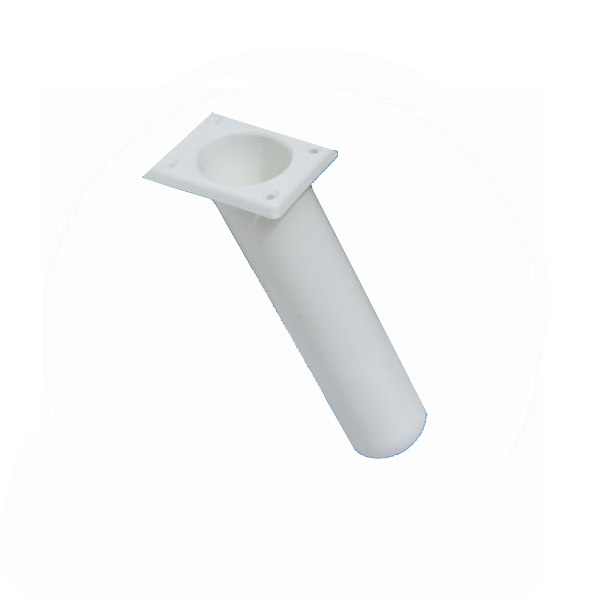 Slimline Flush Mount Angled Rod Holders-Abs White