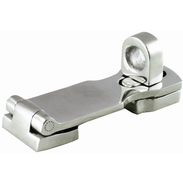 Heavy Cast Stainless Hasp And Staple W/Twist Lock 75X25mm 