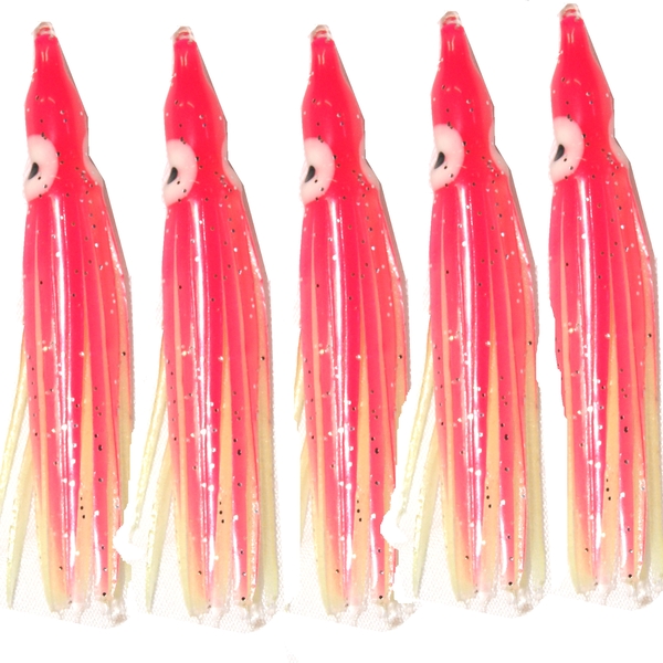 Assorted Octopus Lure Skirts- (5 Pack) / 10Cm