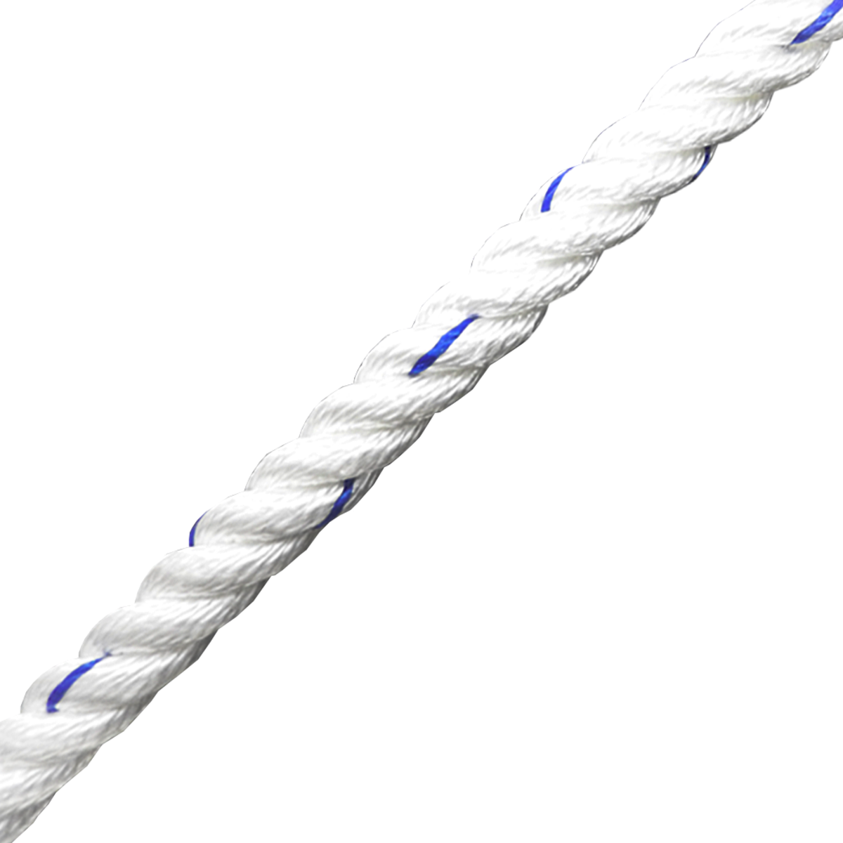 Premium Grade 12Mm Polyester 3 Strand Laid Rope (Per Metre