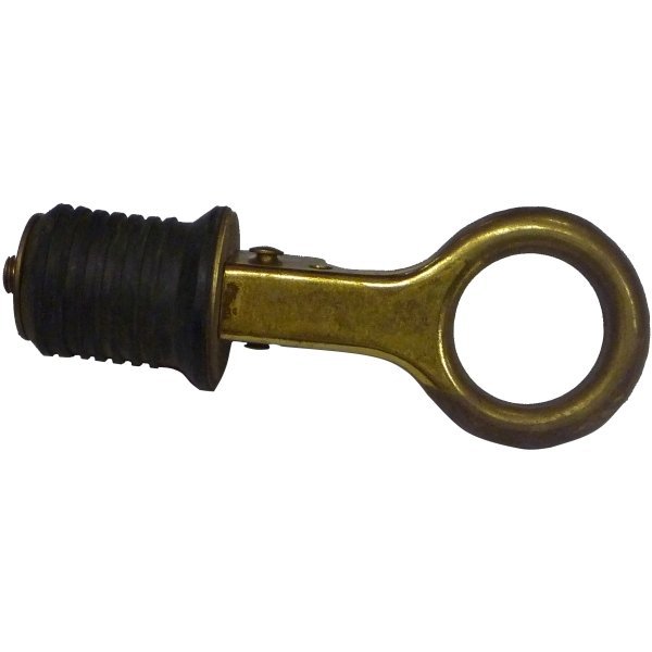 Snap Type Drain Plug/Bung Brass/Rubber - 25Mm