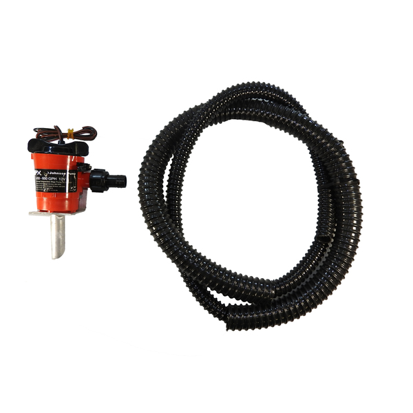 Live Bait Tank Complete With Rule Pump And Transom Mt Pickup Kit 63L