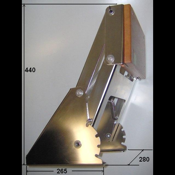 Ss Rise & Fall Outboard Bracket &Lt;25Hp -Platform Mt