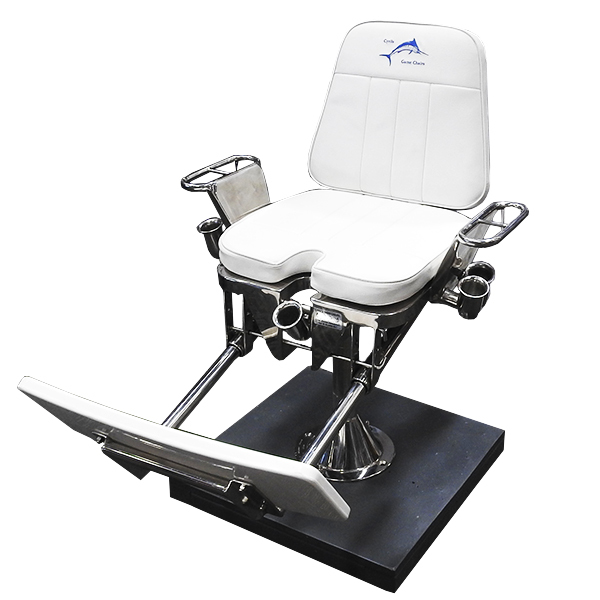 Medium 80Lb Game Fishing Chair W/Upholstery & Foot Rest