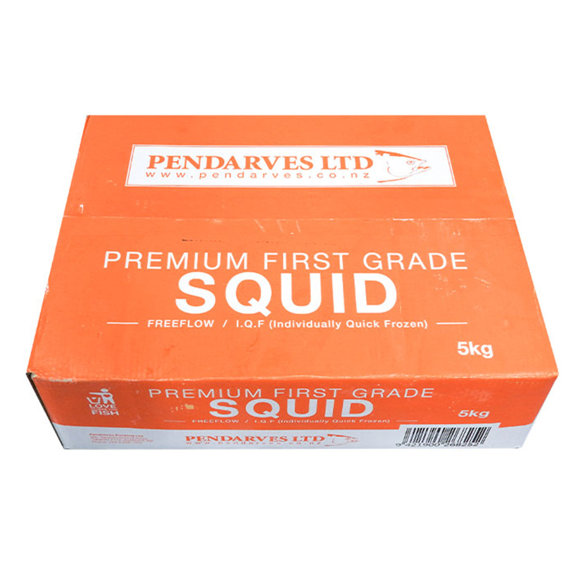 Squid 5Kg Box Frozen Bait - Click & Collect / Buy Instore Only