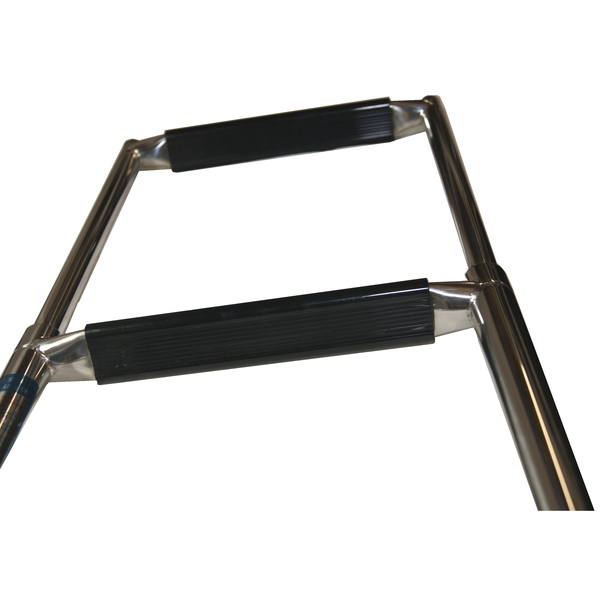 Below Platform 2 Step Telescopic Boarding Ladder - 316 Grade Ss