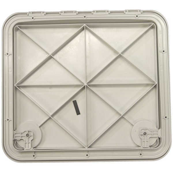 White Abs 2 Latch Access Hatch - 510X460mm