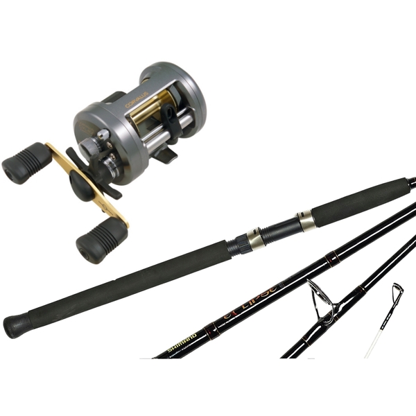 Shimano Corvalus 400 Baitcast Star Drag Reel With Eclipse Rod 4-8Kg 6