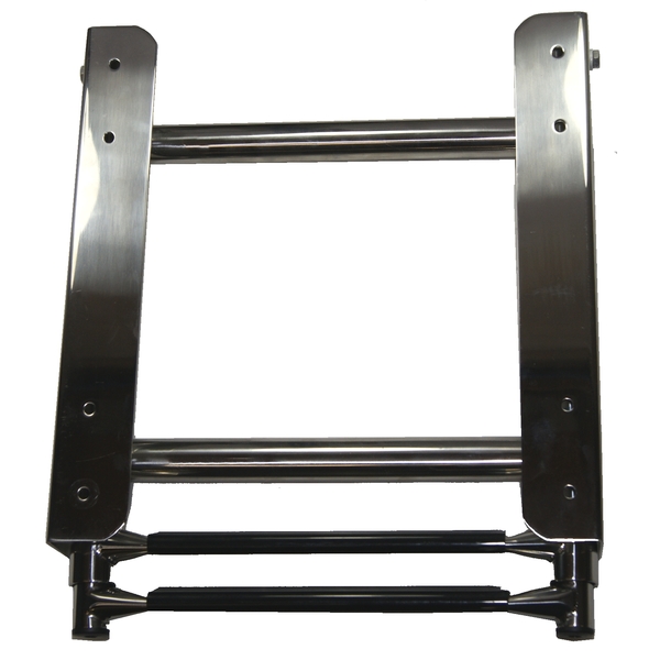 Below Platform 2 Step Telescopic Boarding Ladder - 316 Grade Ss