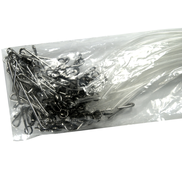 Tangle Free Longline Trace Set With Flasher Rig Hooks (26 Pack)