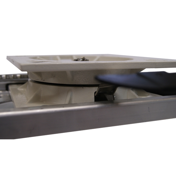 Hd Low Pedestal Lockable W/Swivel + Slider 60Mmh