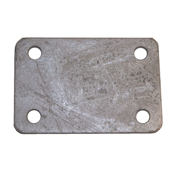Trailer Wobble Roller Clamp Plate For 100Mm Chassis