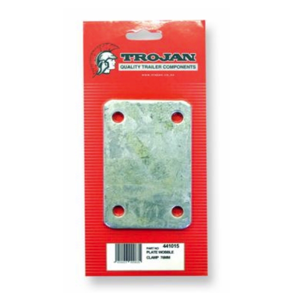 Trailer Wobble Roller Clamp Plate For 76Mm Chassis