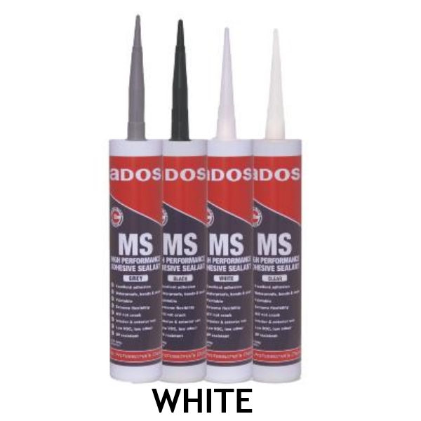 High Performance Ms Polymer Sealant - White - 400Gm Cartridge Each