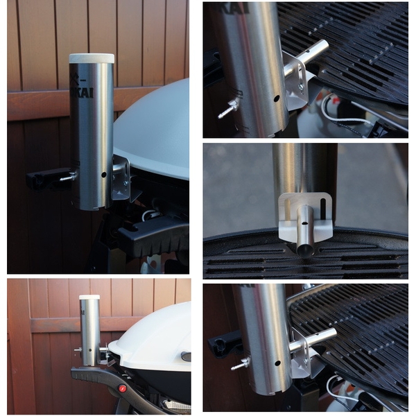 Smoker Quick Mount Adaptor For Weber Family Q 320 / 300 / 305