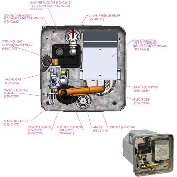 Wiring Diagram Caravan Hot Water System Anode Grabber Hand