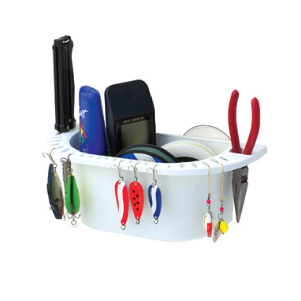 Suction Cup Or Screw Cockpit Organiser W/Lure Holders Smart Marine