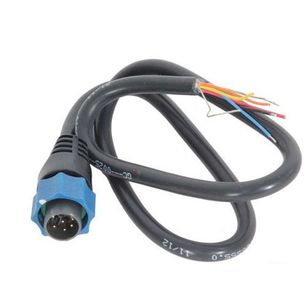 Lowrance Transducer Adaptor Cable 7 Pin Transducer To Bare Wires Blue
