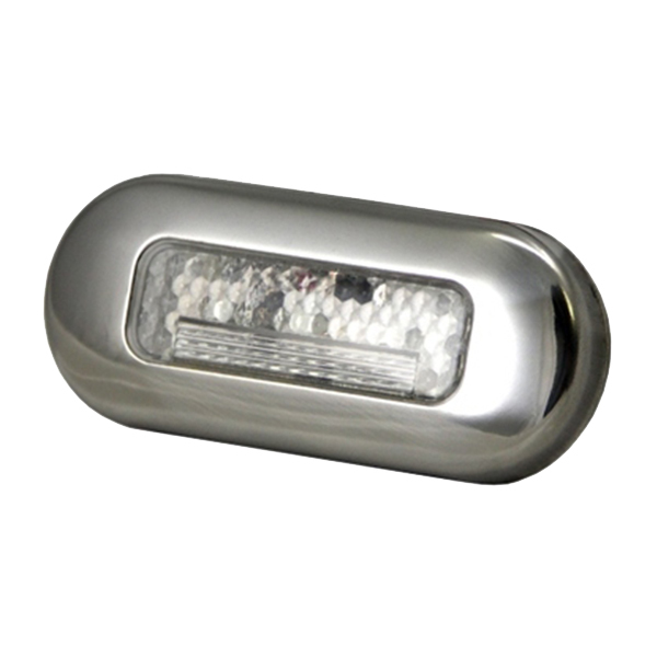 Waterproof Ss White 3 Led Mini Courtesy/Step Light 12V Smart Marine